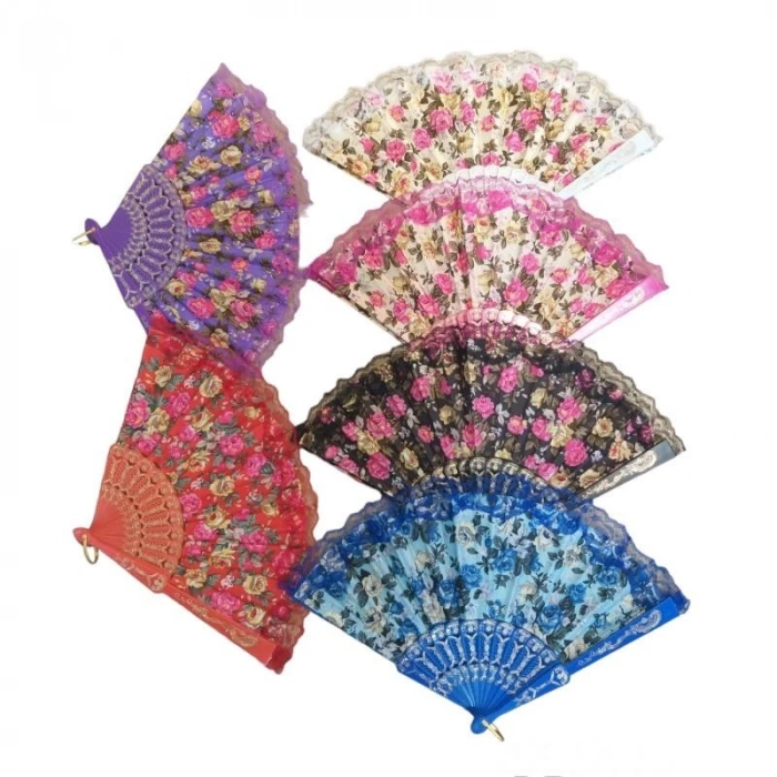 Yelpaze Karışık Renk 12 Adet