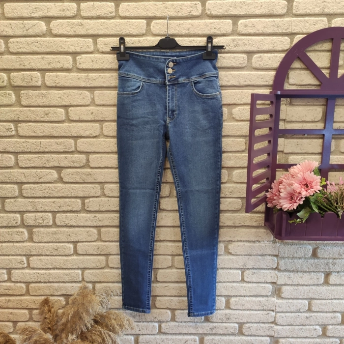 MDB Yüksek Bel ikralı Jean Pantolon 90 Cm