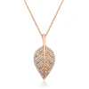 925 Ayar Gümüş Yaprak Kadın Gümüş Kolye