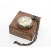 MDB Ahşap Kutulu Pirinç Köstekli Saat Model 10