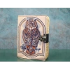 MDB Baykuşlu Deri Defter Model 3