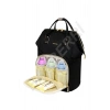 Çok Amaçlı Anne Bebek Bakım Sırt Çantası Klasik Siyah