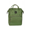 Çok Amaçlı Anne Bebek Bakım Sırt Çantası Klasik Yeşil