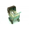 Dekoratif Metal Bebek Arabası Biblo Vintage Hediyelik