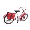 Dekoratif Metal Bisiklet Çantalı Vintage Ev Ofis Hediyelik