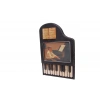 Dekoratif Metal Çerçeve Piyano Temalı