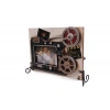 Dekoratif Metal Çerçeve Sinema Projektörü Dekorlu Hediyelik