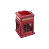 Dekoratif Metal Londra Telefon Kulübesi Kalemlik Vintage Hediyelik