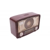 Dekoratif Metal Radyo Kumbaralı Vintage Hediyelik