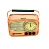 Dekoratif Metal Radyo Saat Masa Saati Vintage Ev Ofis Hediyelik