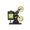 Dekoratif Metal Sinemaskop Saat Vintage Hediyelik