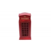 Dekoratif Metal Telefon Kulübesi Kumbaralı Biblo Hediyelik Kumbara