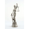 Dekoratif Zamak Adalet Terazisi Heykel Biblo 48 Cm Biblo