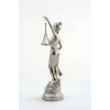Dekoratif Zamak Adalet Terazisi Heykel Biblo 48 Cm Biblo