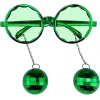 MDB Disko Toplu Küpeli Parti Gözlüğü Yeşil Renk