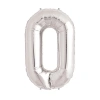 MDB Gümüş Rengi Folyo Rakam Balon 1 Metre