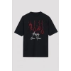 MDB Happy New Year Baskılı Tshirt  iyah