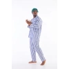 MDB Kocabey 4007 Uzun Kol Çizgili Gaffur Erkek Pijama Takım