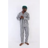 MDB Kocabey 4007 Uzun Kol Çizgili Gaffur Erkek Pijama Takım