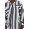 MDB Kocabey 4007 Uzun Kol Çizgili Gaffur Erkek Pijama Takım