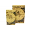 Kutu Kitap Harita 2li Set Dekoratif Hediyelik