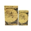 Kutu Kitap Harita 2li Set Dekoratif Hediyelik