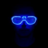 Mavi Led Işıklı Parti Gözlüğü