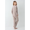MDB Arnetta 3407-S Kadın Uzun Kol Pijama Takım