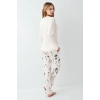 MDB Arnetta 3411-S Kadın Uzun Kol Pijama Takım