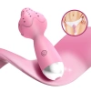 MDB Çilek Başlıklı Mini Klitoral Masaj Vibratörü Pembe