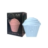 MDB Cupcake Tasarımlı 5 Modlu Şarjlı Klitoral Uyarıcı Mavi