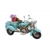 MDB Dekoratif Metal 3 Tekerlekli Motorsiklet