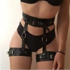 MDB Dominant Touch Deri Bel ve Bacak Harness Takımı
