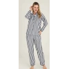 MDB Freshness 4007 Kadın Uzun Kol Çizgili Gaffuriye Pijama Takımı