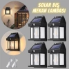 MDB Güneş Enerjili Bahçe Aydınlatması Aplik Dekor Solar Ve Sensörlü Bahçe Balkon ve Garaj Lambası