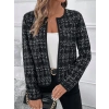 MDB Kadın Uzun Kollu önü Açık şanel Kısa Ceket