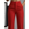 MDB Kadın Yüksek Bel Cepli Ithal Krep Pantolon
