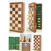 MDB Mıknatıs Taşlı Ahşap Katlanabilir Kutulu Satranç Oyunu 40 Cm