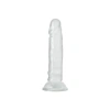 MDB Şeffaf Fosforlu Silikon Dildo 13 cm