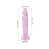 MDB Şeffaf Pembe Silikon Gerçekçi Dildo 14cm