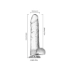 MDB Şeffaf Realistik Dildo 23 cm