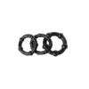 MDB Silikon Boğumlu Penis Halkası Siyah 3’lü