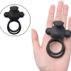 MDB Titreşimli Rabbit Penis Halkası Siyah
