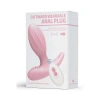MDB Uzaktan Kumandalı Şarjlı Titreşimli Anal Plug Pembe (8,48 cm)