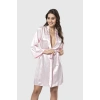 MDB MdbShop Pembe Kısa Saten Sabahlık