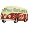 Minibüs Pano Kırmızı Vintage Dekoratif Ev Ofis Hediyelik