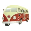 Minibüs Pano Kırmızı Vintage Dekoratif Ev Ofis Hediyelik