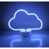 Neon Işıklı Bulut Masa Gece Lambası USB+Pil