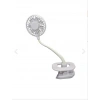 Portatif Işıklı Mini Klipsli Fan