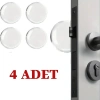 MDB Şeffaf Silikon Mobilya ve Kapı Durdurucu Darbe Pedi 4lü Set